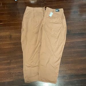 NWT express tapered ankle super high rise khakis